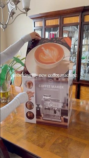 New Espresso Machine Unboxing & First Brew ☕️ | At-Home Coffee Setup