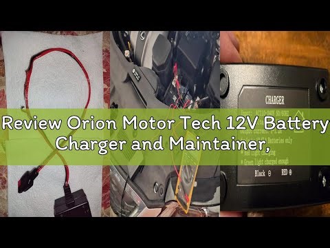 Review Orion Motor Tech 12V Battery Charger and Maintainer, Trickle Charger for Charging Boats Motor