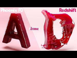 Red Wine Phoenix FD Text Morph Tutorial 3Ds Max | Body Force | Redshift | Create with Divay