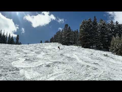 Marty Kamper rips the bumps at Breck!