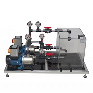 [Hot Item] Vocational Training Equipment Parallel and Series Pump Trainer Fluid Vertical Hydrodynamics Lab