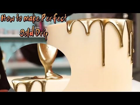 2 WAYS of Making Perfect GOLD DRIP