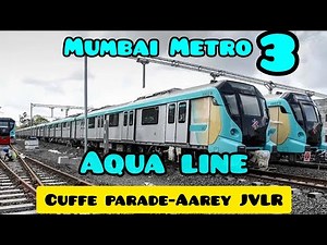Mumbai Metro 3 Aqua line full journey experience| New Metro line in mumbai| 1st underground Metro.