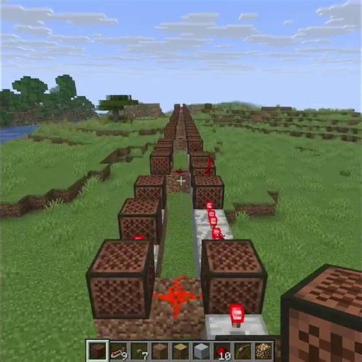 I make music in minecraft... #minecraft #redstone #music