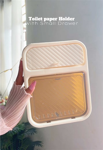 Toiler paper holder na mag drawer very convenient #toiletpaperholder #bathroompaperholder #paperholder