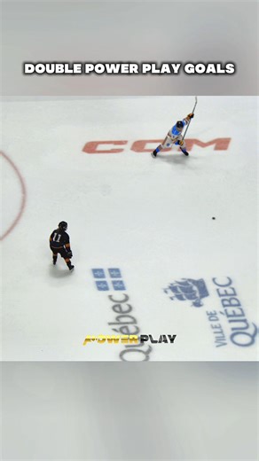 Un c’est bien, mais deux, c’est encore mieux! 🔥 Retour sur les deux POWER PLAY GOALS de l’Express Rive-Sud 1 mardi dernier au Tournoi de Hockey Pee-Wee de Québec. #PowerPlayQC #PeeWeeQC #Hockey #PowerPlay #GamePlay | Power Play Québec