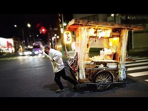 Old Style Ramen Stall-Ramen Yatai Racing into the Night-Japanese street food