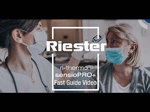 How to use our infrared forehead thermometer: Riester's sensioPRO+