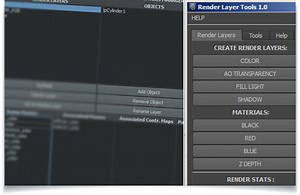 Render Tools For Maya, Manage Render Layers Easily