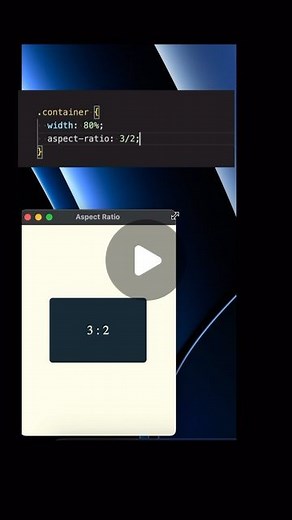 Happy Coding Family on Instagram: "Do you use aspect-ratio? #html #aspectratio #webdesign #programming #tutorial #responsive #code #learncoding #learntocode"