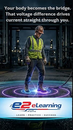 tep Potential Explained ⚡ Why Small Shuffles Save Lives | Downed Power Line Safety