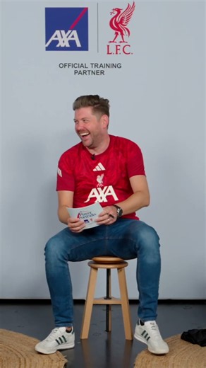 Conor Bradley says Giovanni Leoni’s muscle pic is NOT AI! ⚽ ️💪| AXA UK