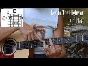 How to Play Key to The Highway on Guitar - Acoustic Blues Guitar Lessons L111