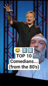 😂 1️⃣0️⃣ TOP 10 Comedians... (from the 80's) #top10 #80s #comedians