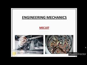 Zero lecture | Introduction of the syllabus covered in Engineering Mechanics course | 1.0