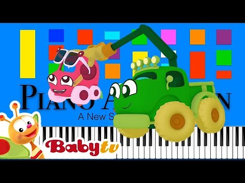 Beep Beep Theme Song BabyTV Slow EASY Medium 4K Piano Tutorial
