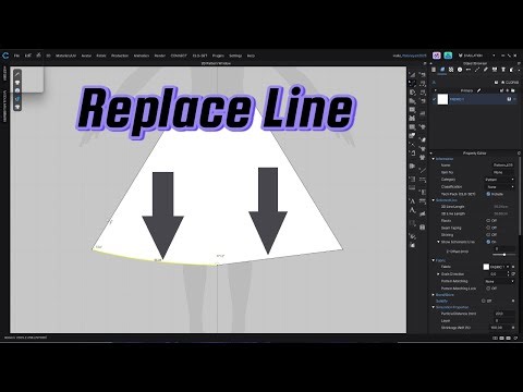 Replace Line di CO3D #clo3dtutorial #aadpmgi