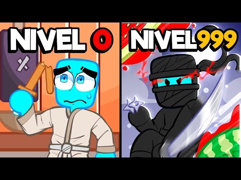 🟨Fui de Ninja NOOBÃO, até Ninja Pro em 1 Vídeo