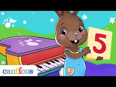 Canticos | The Senses / Los Sentidos | Nursery Rhymes in English & Spanish | Preschool Vocabulary