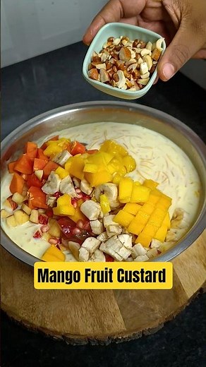 🥭 Mango Custard Recipe | Perfect Chilled Dessert for Summer