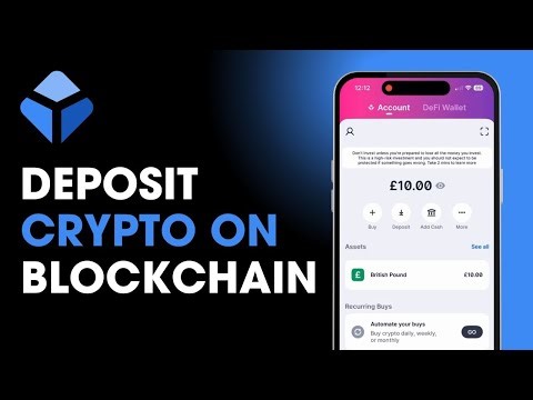 How to Deposit Crypto on Blockchain.com !