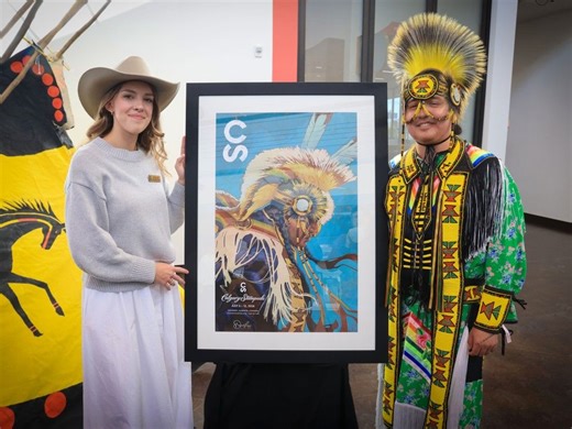 Calgary Stampede's 2026 poster unveiled, depicts local grass dancing champion