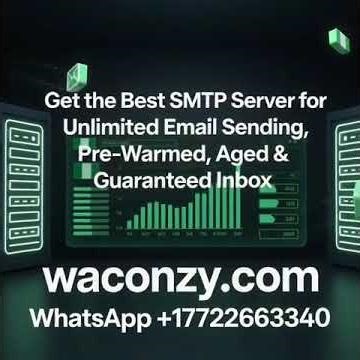 📅 Looking for the BEST SMTP Server in 2026? Look no further! Our Pre-Warmed, Aged &