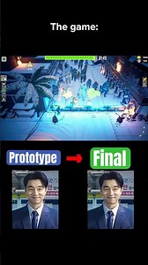 My game prototype was UGLY but the final version 🤯 #gamedev #indiegame