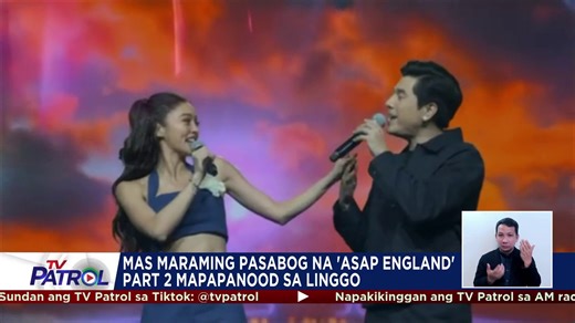 Mapapanood na ang ikalawang bahagi ng "ASAP England" sa Linggo, September 14, sa Kapamilya Channel, Kapamilya Online Live, iWant, TV5, at A2Z. | TV Patrol