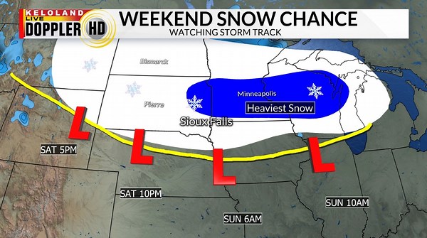 Weekend storm to bring rain, snow, and wind to KELOLAND
