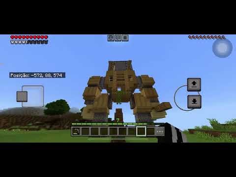 Minecraft construindo uma casa do robô Minecraft