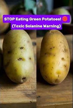 STOP Eating Green Potatoes! 🛑 Toxic Solanine Warning