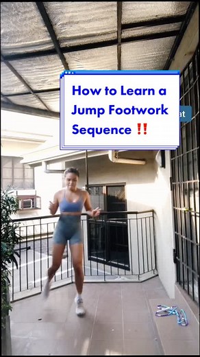 HOW I LEARN JUMP FOOTWORK SEQUENCES ‼️ Sequence is from my jump inspo, @jumpropejimmy ☺️ #startstrongwithtiktok #tiktokskwela #fyp