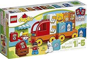 LEGO DUPLO My First Truck 10818, Preschool, Pre-Kindergarten Large Building Block Toys for Toddlers