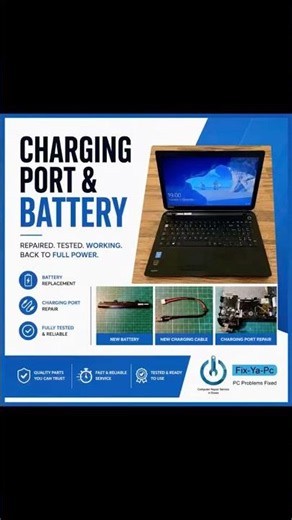 Toshiba Laptop Charging Problems #toshiba #laptoprepair #battery