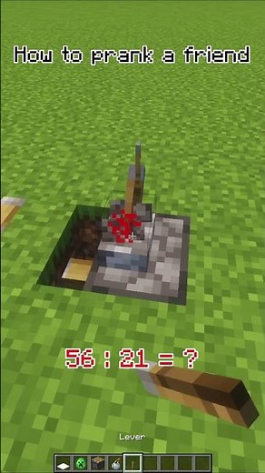 How to Prank a Friend in Minecraft 😭💀 | Invisible Creeper