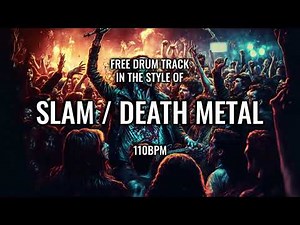 Slamming Death Metal Drum Track at 110BPM!