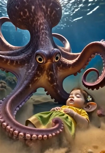 Octopus Shows Kindness to Her Friend