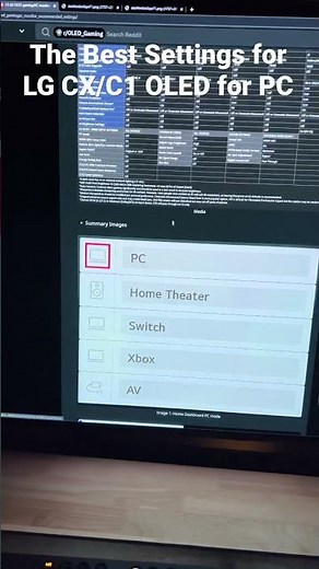 The Best Settings for your LG CX / C1 OLED TV for PC Gaming