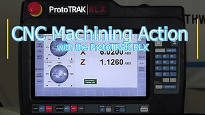 Turning a part on a TRAK 1630RX lathe with a 4-tool turret. | TRAK Machine Tools