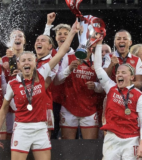 🗓️ On this day in 2023… We beat Chelsea 3-1 to lift the Women's League Cup for the sixth time 🏆 Grab your tickets to watch our Gunners host the Blues in the @UEFA Women's Champions League on March 24 🎟️ #arsenalwfc #arsenal