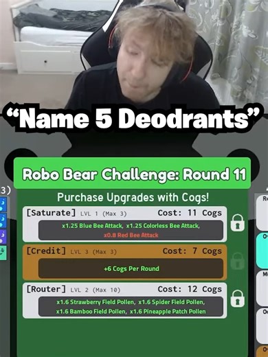 Name 5 Deodrants (Bee Swarm Simulator) #roblox #beeswarmsim #beesmas #bananabss