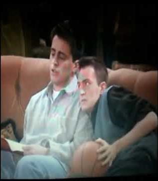 Friends, looking up shorts