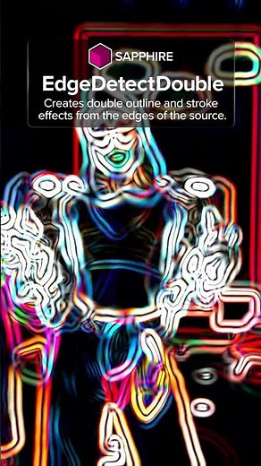 Sapphire EdgeDetectDouble | #borisfx #vfx showcase