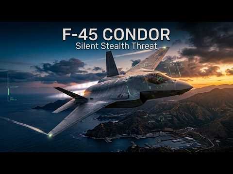 U.S. Silent F 45 Condor Fighter Jet Threat That's Got Russia and China on Edge