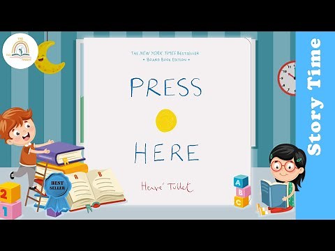 PRESS HERE by Hervé Tullet ~ Kids Book Storytime, Kids Book Read Aloud, Bedtime Story, Storytelling