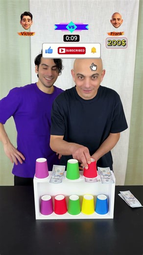 Pick the Right Color Challenge! Family Challenge (EP8) Victor vs Frank #short2026