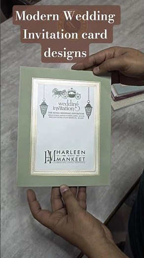 Modern wedding invitation card designs ♥️ #wedding👌 #invitation #invite #shadicard