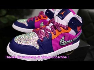 How To Bling Kid Shoes - Beginner Friendly DIY Custom Rhinestone Jordans