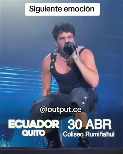 💙PRÓXIMA EMOCIÓN OUTPUT💙 @sebastianyatra llega a Ecuador el próximo 30 de abril con su “Entre Tanta Gente” Tour. Tus canciones favoritas en vivo… ¿ya tienes tu entrada? 🤩 • • • 🎫 Compra tus entradas en www.ticketshow.com.ec y puntos de venta físicos. • • • @output.ce , creando emociones #sebastianyatra #conciertosuio #quito #music #paratiiiiiiiiiiiiiiiiiiiiiiiiiiiiiii
